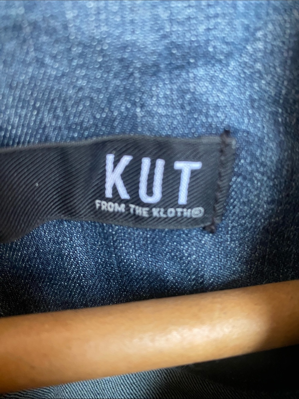 Kut from the Kloth Indigo Blue Jean Jacket - Picture 2 of 5